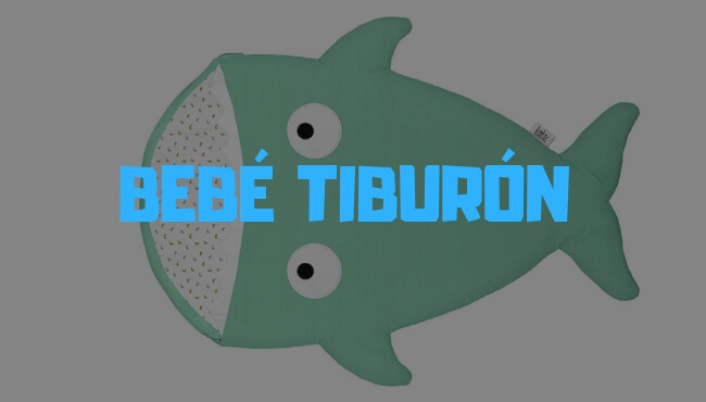 saco bebe tiburon
